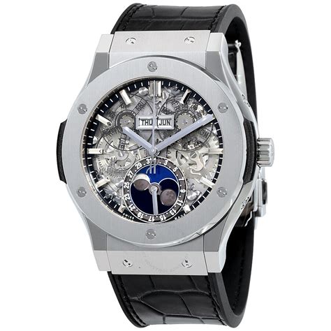 hublot classic fusion aerofusion moonphase titanium price|Classic Fusion Moonphase Watches .